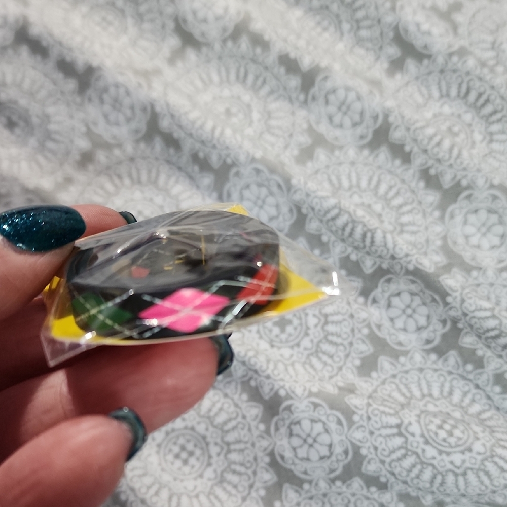 Origami Owl Argyle Leather Wrap Bracelet